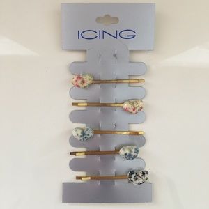 Icing Heart Bobby-pins